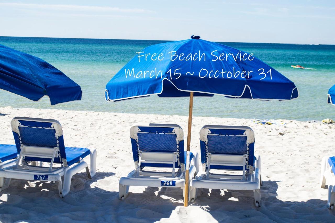 Beachfront With Free Beach Service!Private Balcony Panama City Beach Kültér fotó